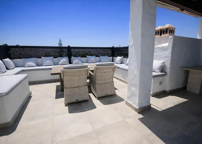 Penthouse Adelfas Del Mar-private Pool & Apartman
