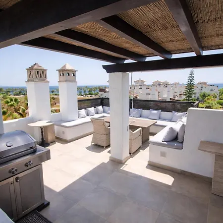 شقة Penthouse Adelfas Del Mar-private Pool & ماربيا